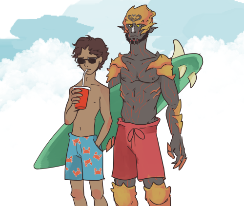 @lamaery I heard y’all were doing beach scenes and here’s a doodle I dropped on one of the discord s