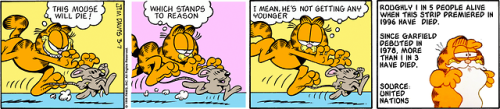 March 7, 1996 — see Garfield Fat Cat 3-Pack #10