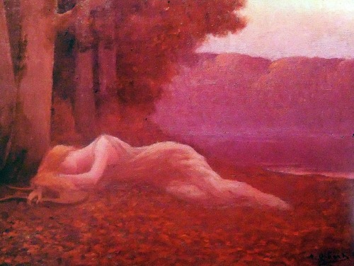 fleurdulys:  Nymph - Alphonse Osbert 
