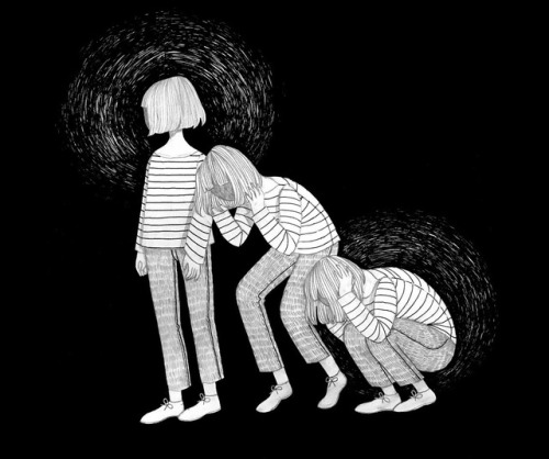 lehtikuusi: art project about fear for school