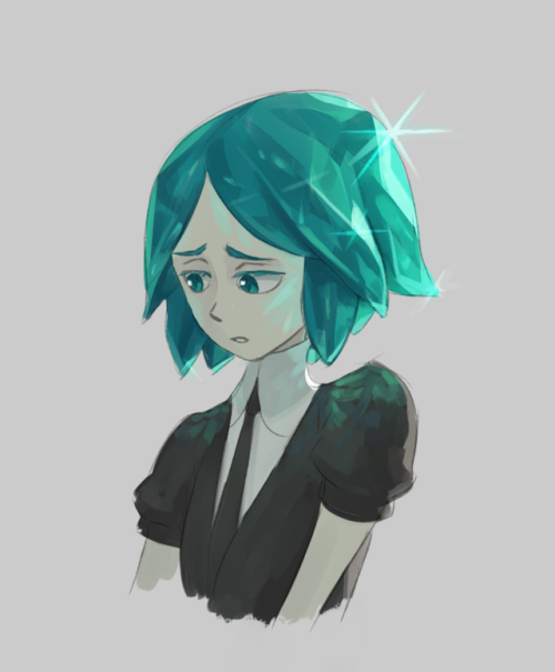 claytondraws: A little Phos drawing. Painting the gem hair is a lot of fun I’ve been meaning t