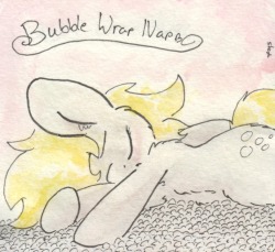 slightlyshade:This is only a natural follow-up. Derpy finally napping on some sheets of bubble wrap!  D’aww~! &lt;3