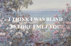 smothurs:first day of my life // bright eyes