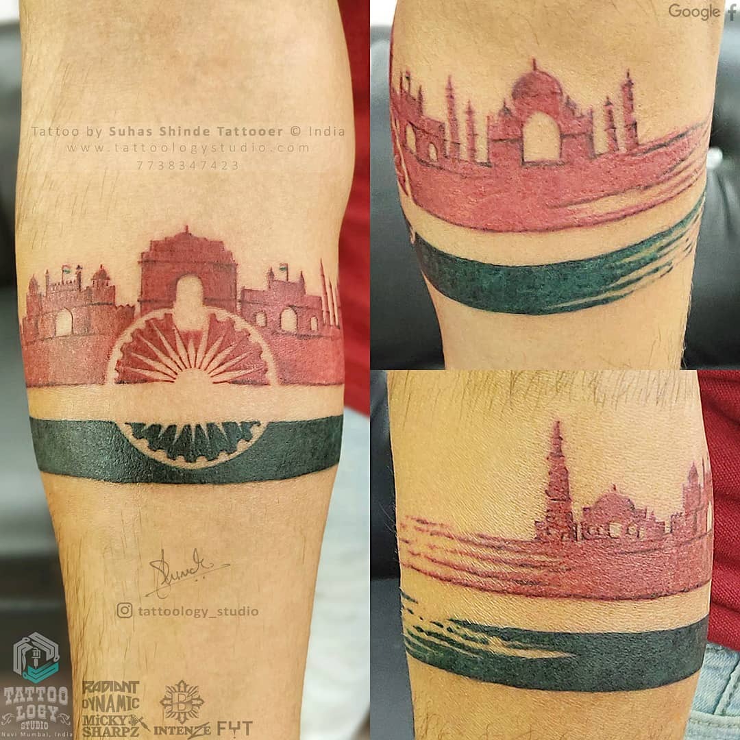 Indian Army | Indian | Tattoo |AJ Tattoo Pune | Armband Tattoo - YouTube