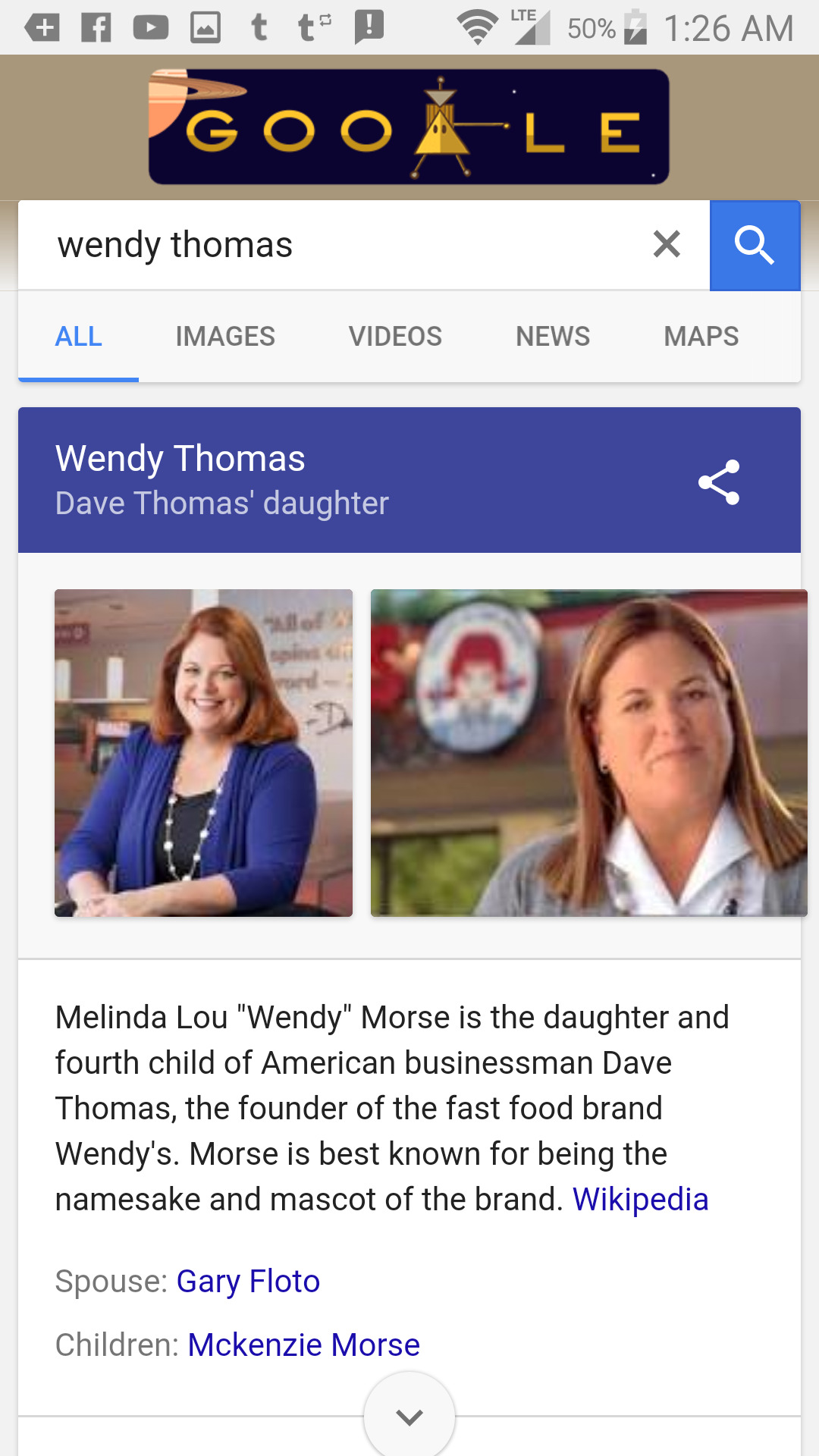 tompleton: hamtigers:   my-little-ninja: PSA: Wendy Thomas is a real person and not