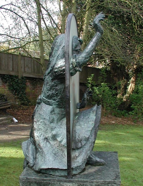 crossconnectmag:This sculpture is located in Guildford’s Castle Grounds in a walled garden behind th