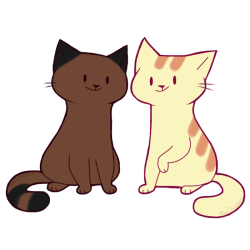 blueorca2000:  drew a few of my favorite kitties + apricot and ganache! 