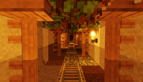 reflektive-craft: Bamboo Jungle Mine in the @yancakemc server! Never thought I’d run into a world ge