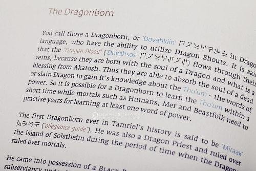 THU'UM – THE DRAGON LANGUAGE OF SKYRIMBooks about the Dragon Language, a constructed language for th