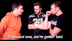 sheisraging:  Celebrity Photobombs with Chris Evans and Chris Pratt