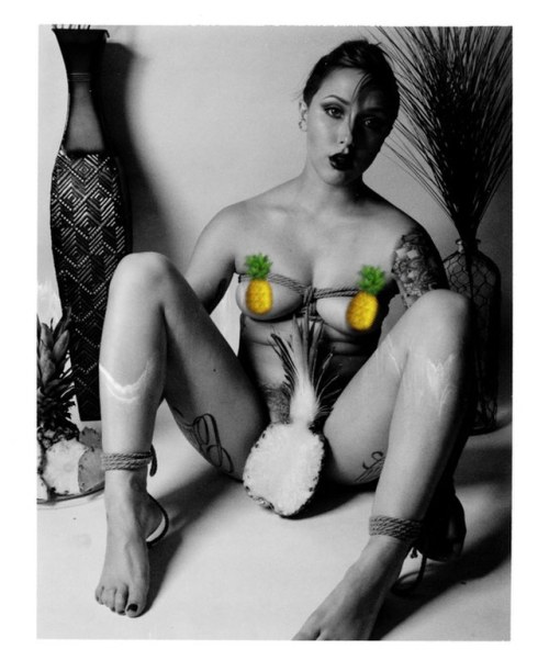 tanqueraytears:  Prickly Pineapples! Full Polaroid set available on my Patreon 🍍 www.patreon.com/godsavecarolynjean (link in bio) 📷 @iloveshinystuff