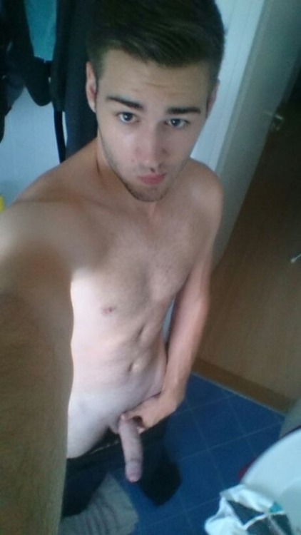 hotboysspot:  cheeky-lads-post:  cheeky-lads-post:  guyswithcellphones:  Meet Mark, 18yo, gay, from Holland. He wields a thick hot uncut cock. He kik msged us asking to be our slave. Yummy! <3 Please keep submissions coming in, we love them all soo