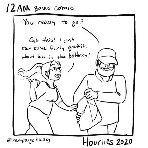 ‪12 am Bonus Comic‬ ‪Something about his “glorious moustache” ‬ ‪#hourlies #hourlycomicd
