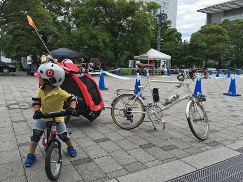 hm7:  #菊池雄ランニングバイクスクール 会場についったー。 (有明イーストプロムナード)