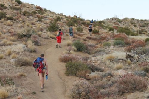 ayearoferewhon: “There were a few nude hikers in addition to nude swimmers / sunbathers.” 