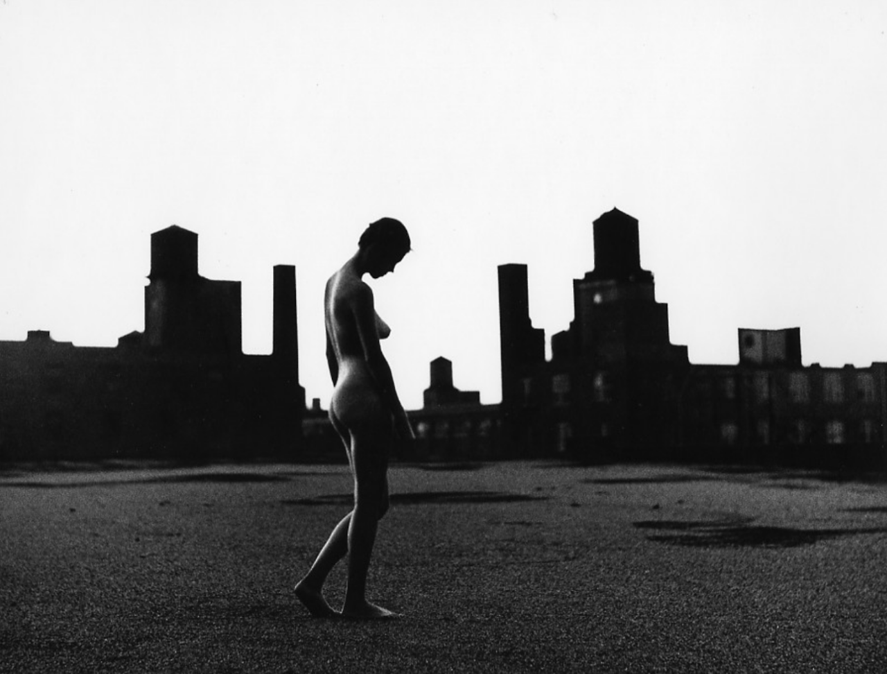 thephotoregistry:  Rooftop, Wells &amp; Erie, Chicago, c. 1960Charles Swedlund