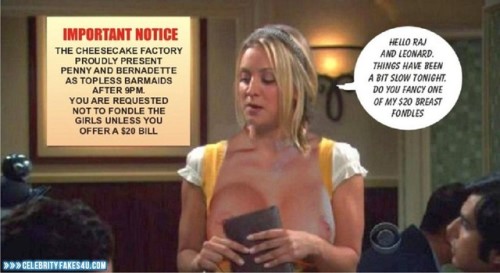 kaley cuoco nude