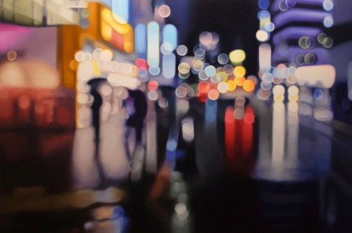 bobbycaputo: Painter Philip Barlow Captures What the World Looks Like to People With Blurry Vision