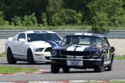 ford-mustang-generation:  Hello, I’m French, it’s my stang, a 65 notchback, with a 302, toploader 4, I use it for trackday. Thanks for the submission!