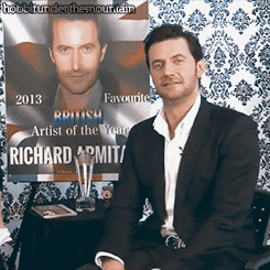 hobbitunderthemountain:This is Richard Armitage, you’re watching the Anglophile channel…whoever they