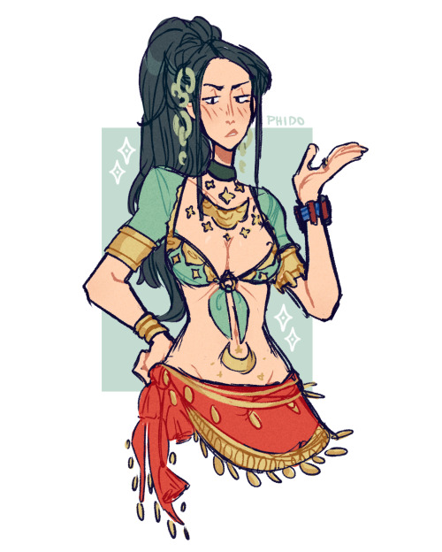 phidont: Wanted to take a stab at Lotus too while I had the energy. The last time I drew her was 8 y