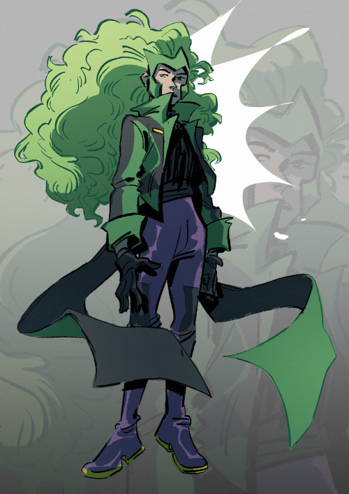 Polaris redesign I did for ComicsXF! - you can view the full thing, some artist notes + a bunch of o