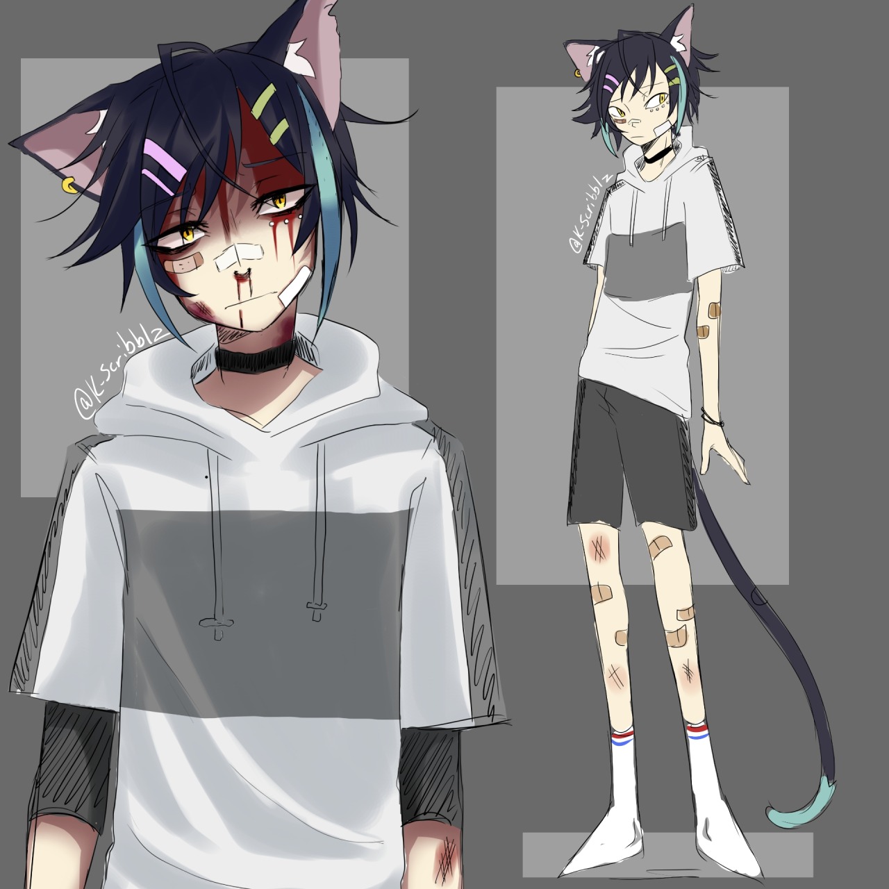 About cute in  cat boys  by sav  cute anime cat boy HD phone  wallpaper  Pxfuel