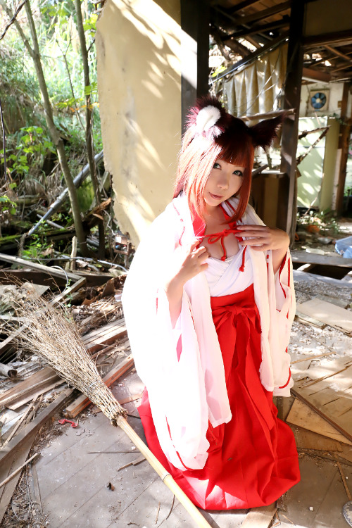 Cute Cosplay GIrl Higurashi Rin (Kitsune-Chan 3) 1-8
