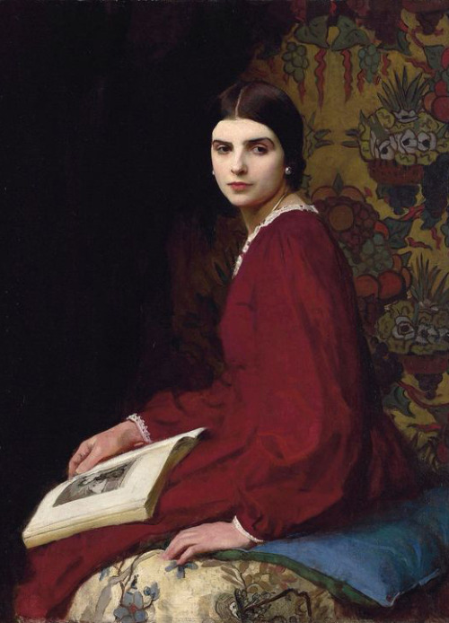 riversname:George Spencer Watson - “Portrait of Betty McCann” (1927) 