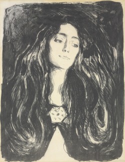 christiesauctions:  Edvard Munch (1863-1944)The Brooch (Eva Mudocci) (Schiefler 212; Woll 244 I) Modern &amp; Contemporary Prints 
