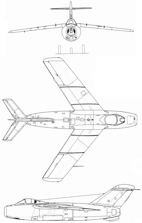 Lavochkin La-15 (NATO reporting name Fantail), was an early Soviet jet fighter and a contemporary of