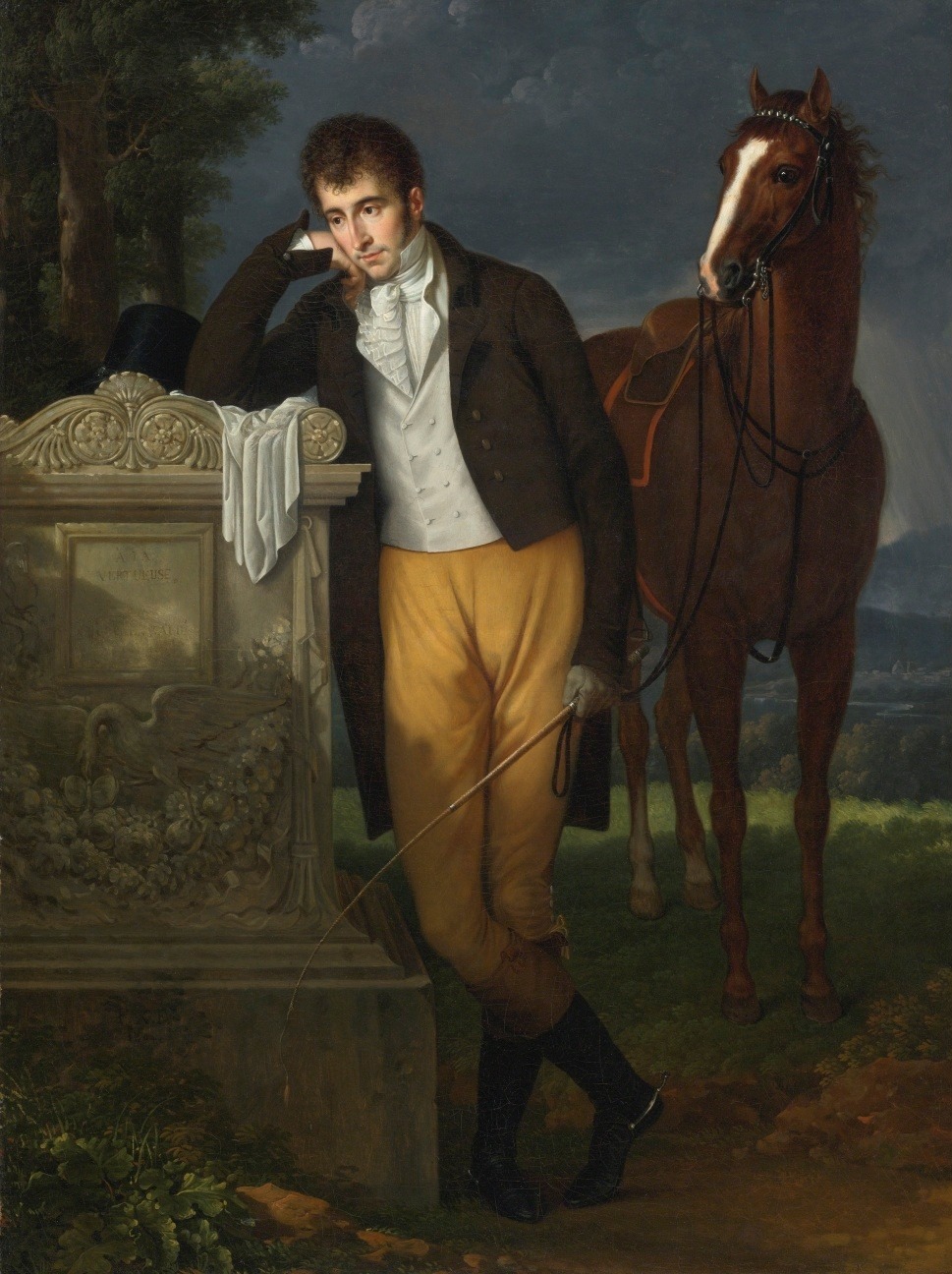 history-of-fashion:  1804 François-Xavier Fabre - Portrait of Marquis Don Luigi