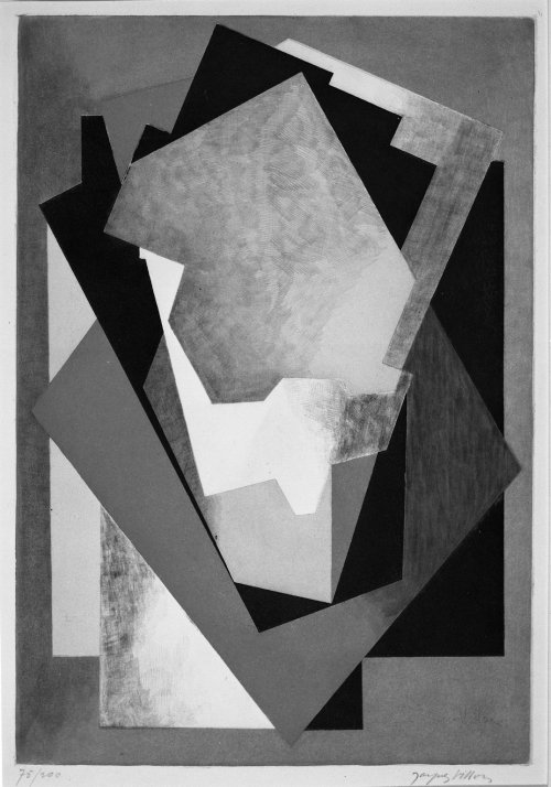 Composition, Jacques Villon, 1928, Brooklyn Museum: European ArtSize: 19 &frac12; x 13 3/8 in. (
