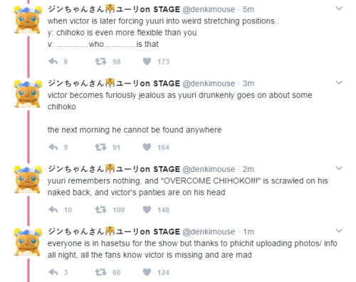 randomsplashes: THE THRILLING SAGA OF DRUNK VICTOR GETTING JEALOUS OF YUURI’S FRIEND “CH