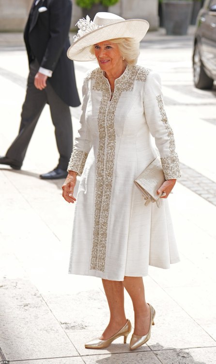 The Prince of Wales and The Duchess of Cornwall attend the National Service of Thanksgiving at St Pa