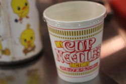 travelry:  Today I went to the cup noodle