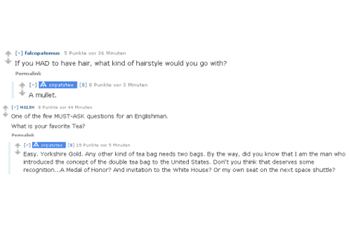 fuckyeahsirpatrickstewart:  Best of Sir Patrick’s Reddit AMA (8/20/15, x, x)