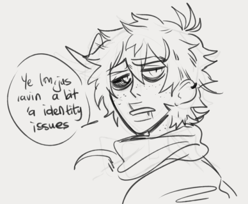 hellandfurther:i love my demon story uh (looks at smudged writing on hand) d,,d,, nervaureus?