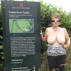 britishboobs34d:  Titties out at the castle