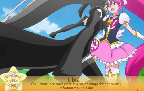 Horoscope: You’ll come in second place at a major competition this week! Unfortunately, it’s a duel.