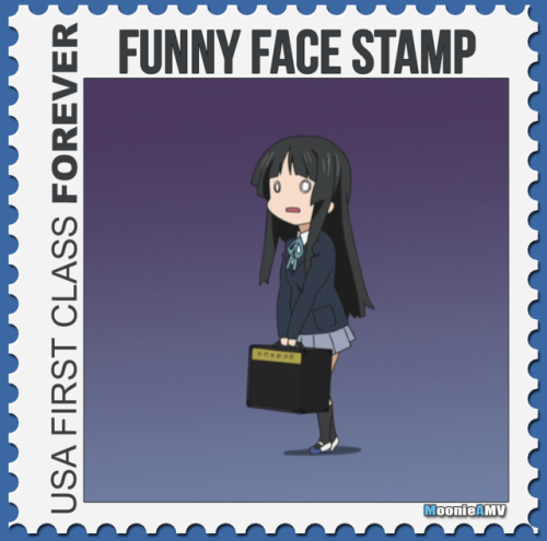 Source: K-On!Anime Funny Face Stamp made by me in Photoshop CS3.Please support my new anime funny fa