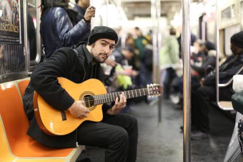 humansofnewyork:  “I feel like we all have these ‘mirror-neurons’ in our brain that make us take in a little bit of the mood of people around us. If someone is having a bad day, and they look at you, it always makes you feel a little worse. So I