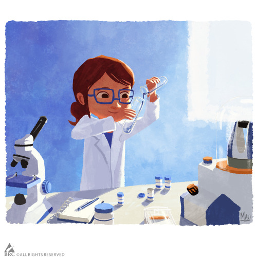 These Are Two Illustrations I Did For The “Alex And Sylvia” Short I Got To Work On Produced By BRC