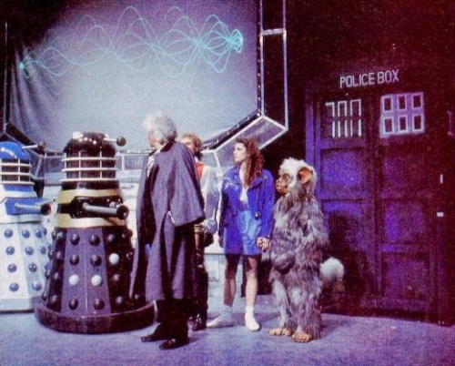 Jon Pertwee’s last turn as Doctor Who was in the 1989 stage play, “Doctor Who: the 