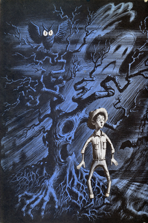 monzo12782: Inside cover to 1961’s Alfred Hitchcock’s Haunted Houseful. Art by Fred Banb