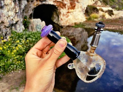 barealis:  💕🌿💫exploring a badass cave in a magical cove🌙🌵🌸 Santa Cruz, CA✨👽💨
