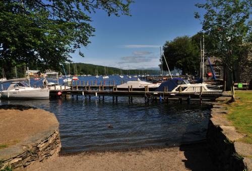 Early Morning At The Victorian Gothic Boat Houses On Lake Windermere.National Trust Fell Foot, Cumbr