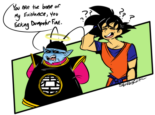 squidbiscuit: I caught up on Super and Goku is still the worst.