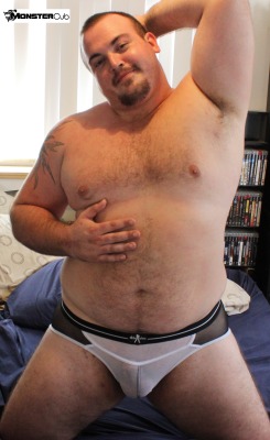 monstercub:  Look at these cool and breezy Shear briefs from Skivvies.  They certainly don’t leave much to the imagination, but they do provide great ventilation and support for my boys.