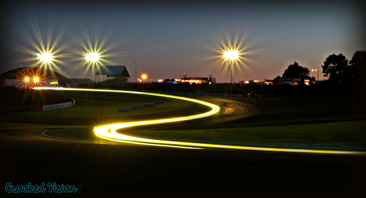 Light trails at this years Le Mans 24 Hour race
www.facebook.com/Crookedvisionphotography